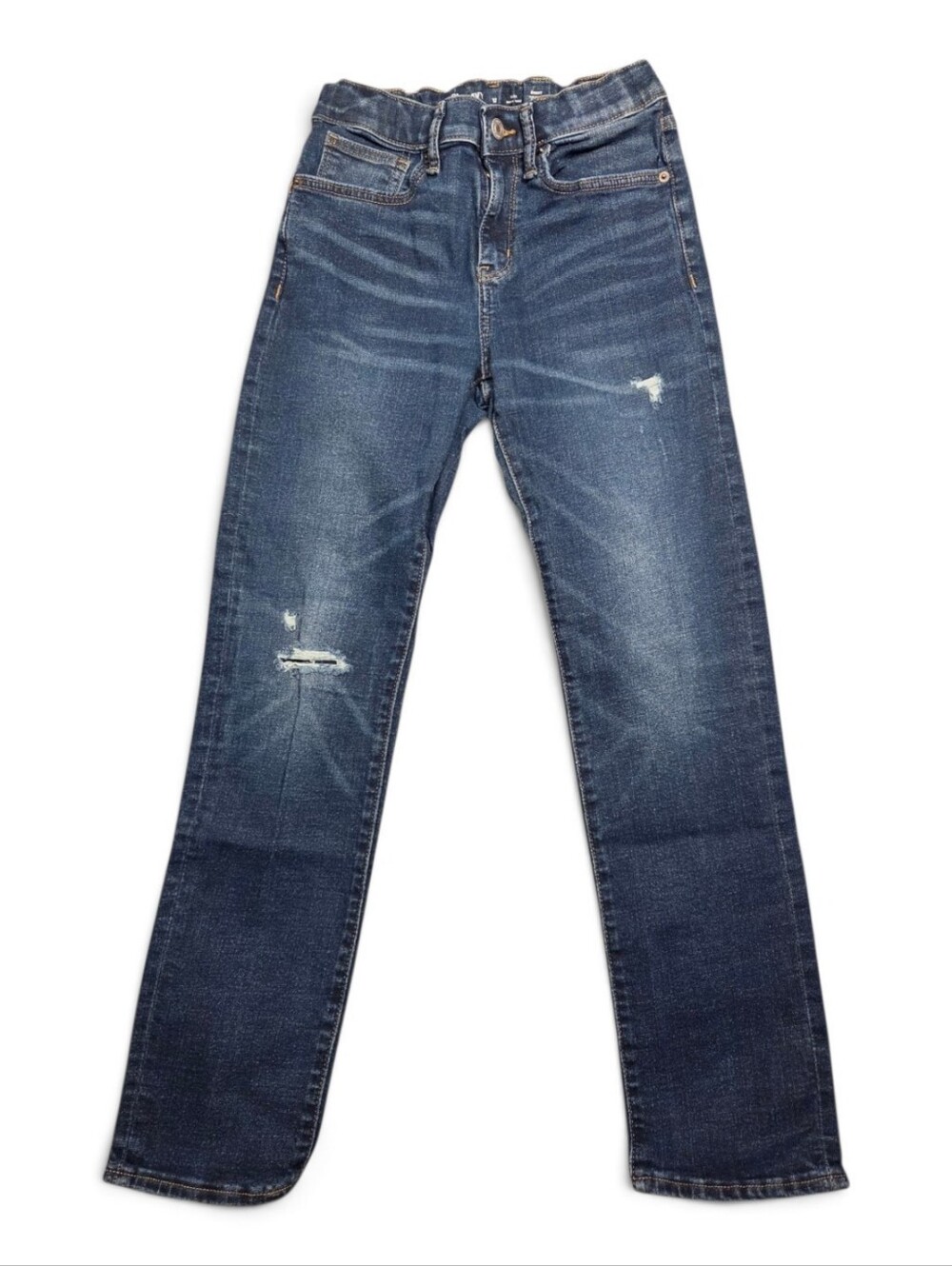 Old Navy Slim Straight Distressed Jeans, Size 12